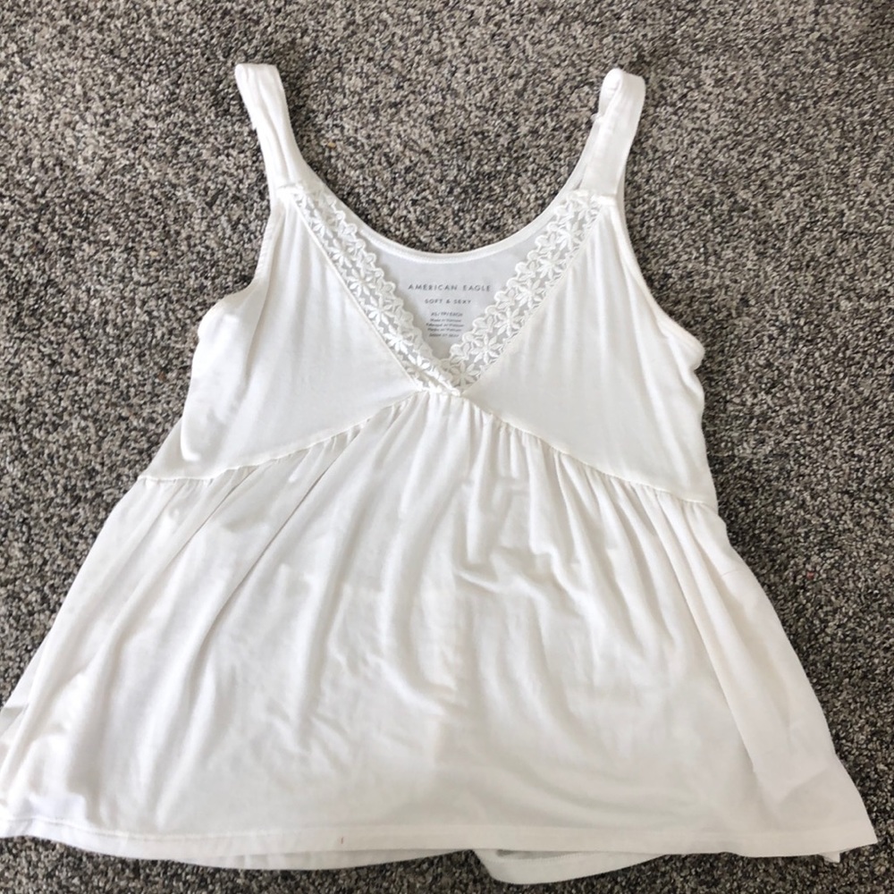 Flowy White Summer Top